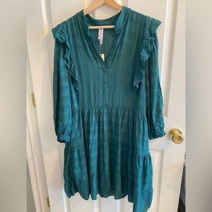 Anthropologie Amadi ruffle dress